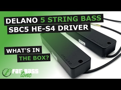 Delano SBC5 HE/S-4 DRIVER 5 String Quad Coil Pickup Set: What’s In The Box (A Close-Up Look)