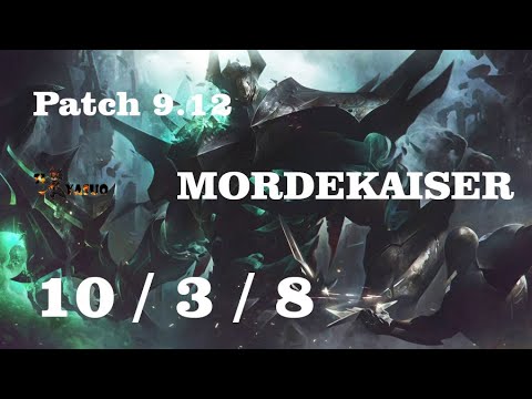League of Legends | MORDEKAISER vs YASUO Mid Game Play - Patch 9.12 Ranked
