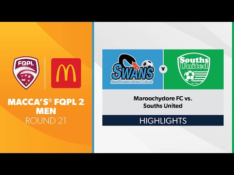 Macca’s® FQPL 2 Men R21 - Maroochydore FC vs. Souths United Highlights