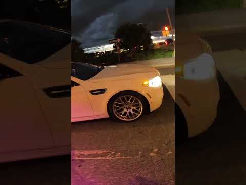 Intersection mischief turns into a street race?? #kawasaki #streetracing #bmw #kawasakininja #ninja