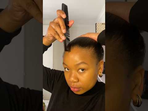 Styling my Relaxed Hair 💕 #africanbeauty #relaxedhair #hairstyle #haircare #curlconfidence