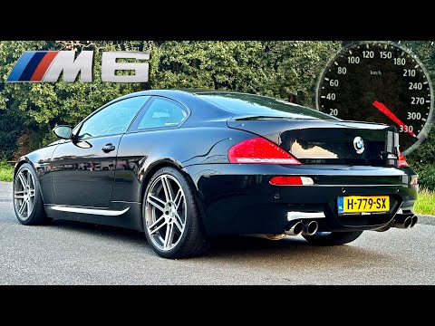 BMW M6 V10 550HP // 330KMH REVIEW on UNLIMITED AUTOBAHN