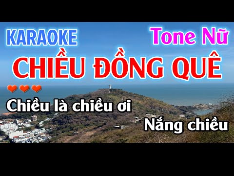 Karaoke Chiều Đồng Quê Tone Nữ ( La Thứ ) Nhạc Sống Dễ Hát - Karaoke Beat Chuẩn Tone Nữ Cha Cha Hay