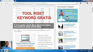 Download lagu Cara Riset Keyword menggunakan Tool Gratis untuk buat artikel Blog mp3 Download lagu Cara Riset Keyword menggunakan Tool Gratis untuk buat artikel Blog mp3