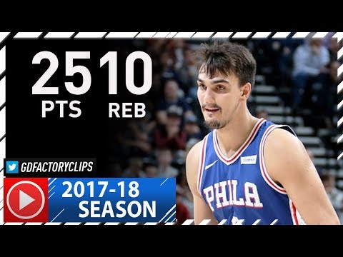 Dario Saric Full Highlights vs Jazz (2017.11.07) - 25 Pts, 10 Reb, 5 Threes