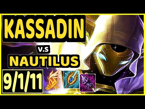 TINOWNS (KASSADIN) vs NAUTILUS - 9/1/11 KDA MID CHALLENGER GAMEPLAY - BR