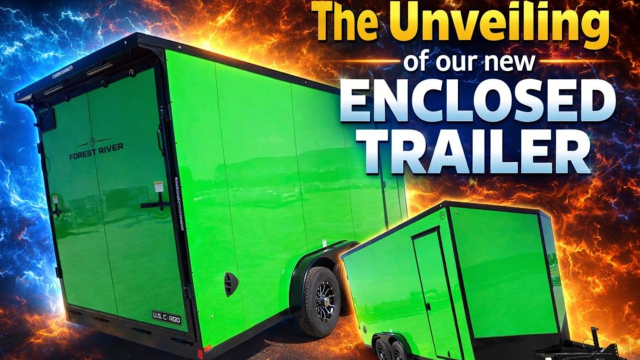 Our New 2026 Forest River US Cargo 18 ft x 7 5 Enclosed Trailer