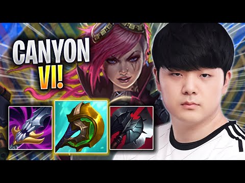CANYON DOMINATING WITH VI! - DK Canyon Plays Vi JUNGLE vs Karthus! | Season 2023