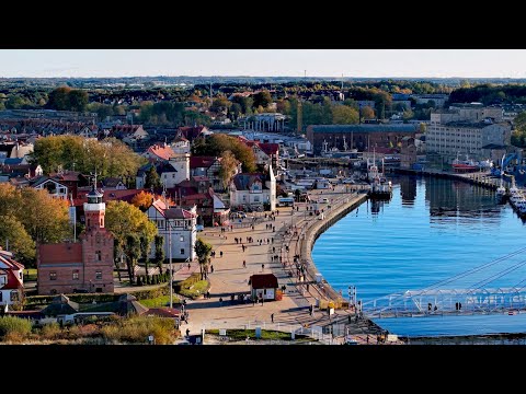 USTKA Z DRONA | PROMENADA | PLAŻA | PORT | JESIEŃ 2025 [4K]