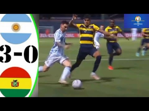 Highlight  Argentina vs ecuador copa america football 2021 4-7-21 full hd
