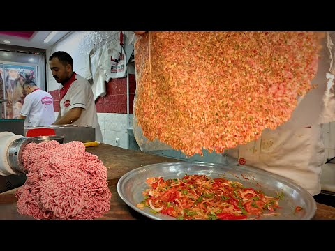 Ultimate Street Food in HATAY, TURKEY 🇹🇷 Antakya Tebsi Kebab + Giant Kunafa