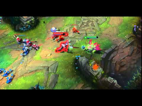 Challenger Ahri Skin Spotlight - League of Legends + battle