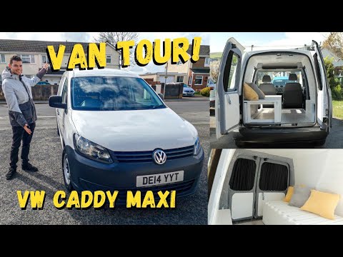 VW Caddy Maxi Micro Camper Van Tour