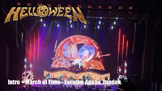Helloween - Intro and March of Time - Live at Eventim Apollo, London