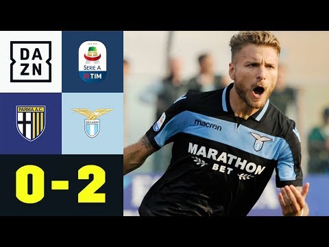 Ciro Immobile bringt Lazio spät auf die Siegerstraße | Parma A.C. - Lazio Rom 0:2 | DAZN Highlights