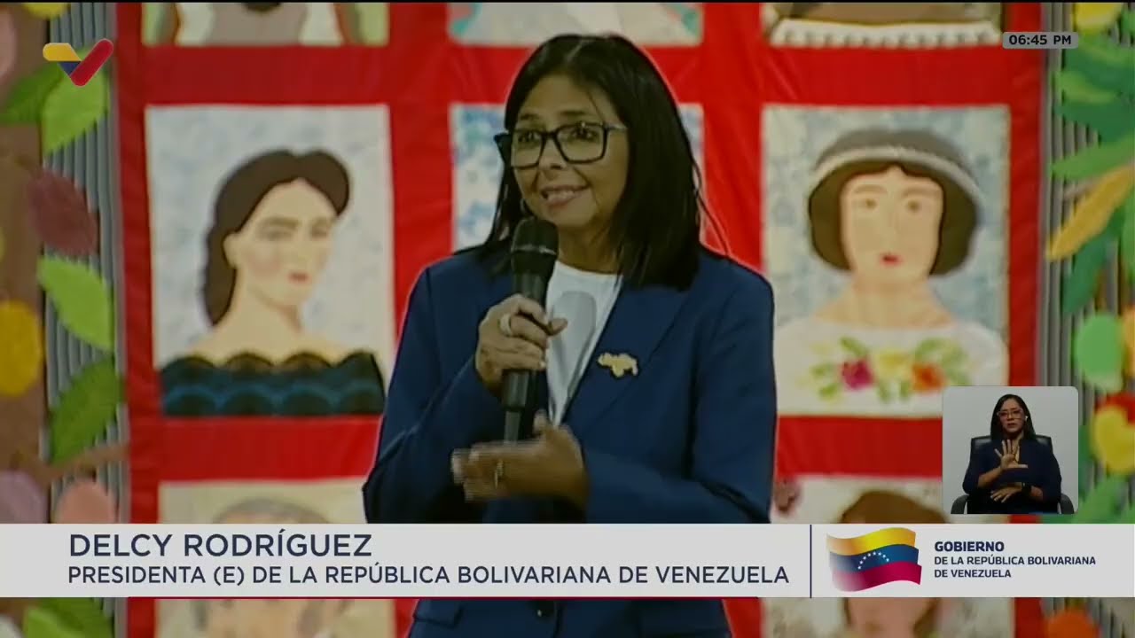 Premios Nacionales de Cultura y Glorias Artísticas de Venezuela son entregados por Delcy Rodríguez