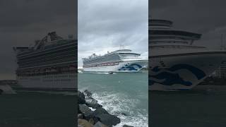 Caribbean Princess departing Port Everglades! #porteverglades #caribbeanprincess #princesscruises