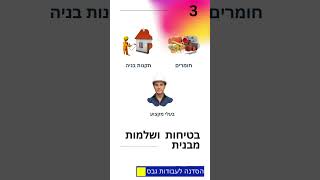 מהם 5 הפעולות שעלינו לשים לב שבונים בית/דירה. #shorts