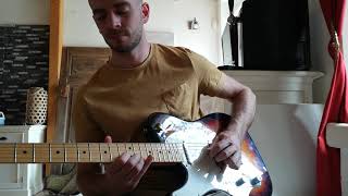 Marillion - The king of sunset town (intro guitar cover)