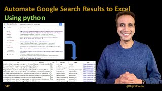 347 - Automate Google Search Results to Excel