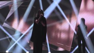ESCKAZ in Vienna: Elhaida Dani (Albania) - I&#39;m Alive (2nd rehearsal)