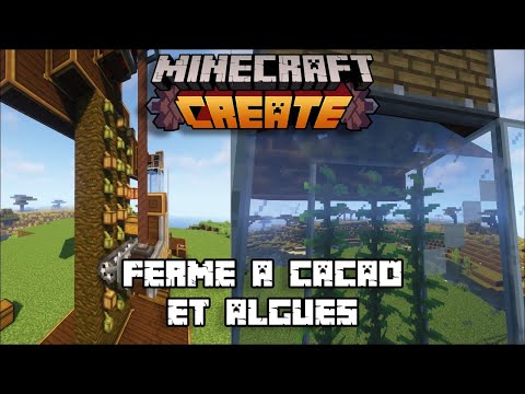 Minecraft Create [FR] - Cocoa and seaweed farm #13