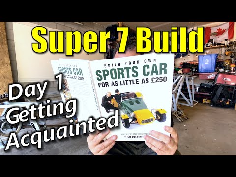 Locost 7 Build Day 1 - What Have I got Myself Into!