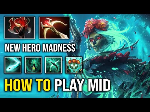 How to Play Muerta As a Carry Mid with Mask of Madness Instant 1 Shot Enemy Dota 2