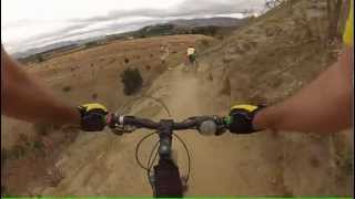 preview picture of video 'Lee and Jordy Descending Deans Bank in Wanaka'