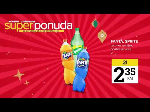 Super ponuda u Konzumu i Mercatoru! 25.12.-31.12.2025.