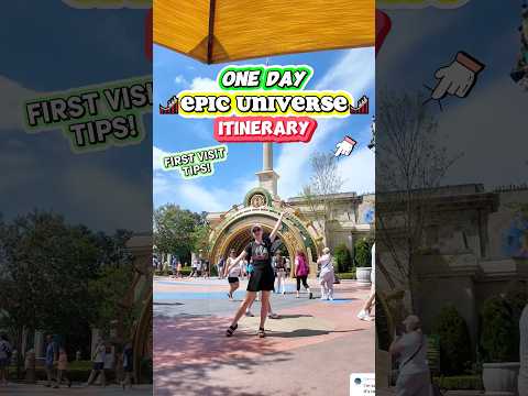 EASY One Day Epic Universe Itinerary! 😮🎢(First Visit Planning Tips & Strategy)