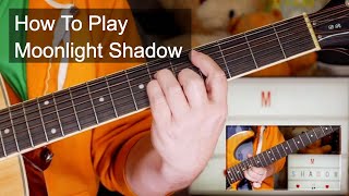 &#39;Moonlight Shadow&#39; Mike Oldfield Guitar Lesson