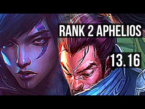 APHELIOS & Thresh vs YASUO & Alistar (ADC) | Rank 2 Aphelios, 13/5/14 | NA Challenger | 13.16