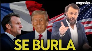 Trump se burla de Macron y Europa en una rueda de prensa: “EEUU es su nación favorita”
