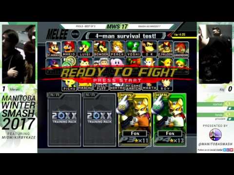 MWS2017 - Meraki vs. Koj - Melee Singles Pools