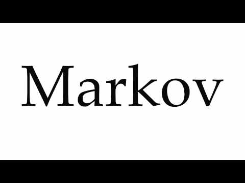 How to Pronounce Markov