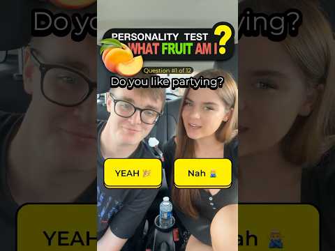 Che FRUTTA siamo😳🍌🍒?! #sfida #gioco #vs #quiz #casuale #frutta #buongustaio #indovina #coppia #fyp