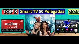 (NOVO)TOP 3 Smart TV 50 Polegadas Custo Beneficio de 2026-Comparação Smart TV 50 Polegadas