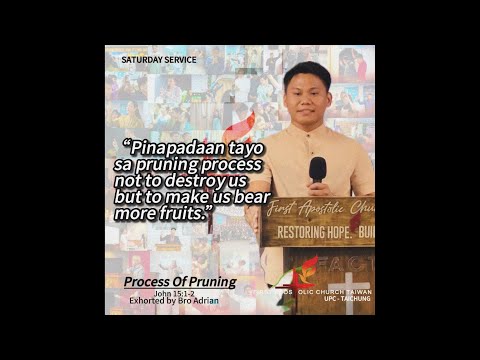 "PROCESS OF PRUNING" || Bro. Adrian