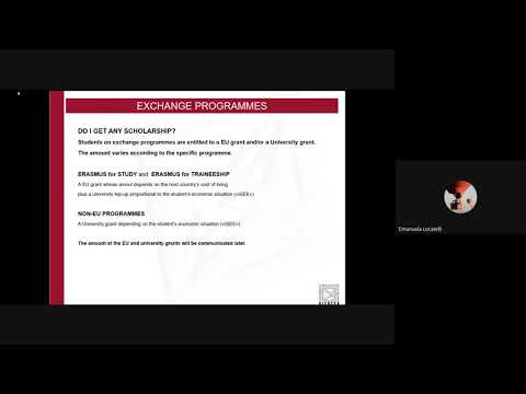 Exchange Programme Unimib, a.a.2020/2021