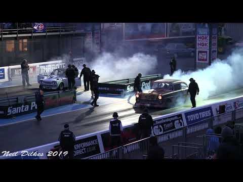 Santa Pod, Doorslammers 2019. Pro Street Final.