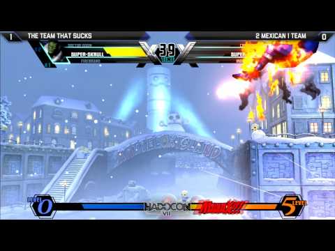 Hadocon VII - UMVC3 - Grand Finals - The Team That Sucks vs. 2 Mexican 1 Team