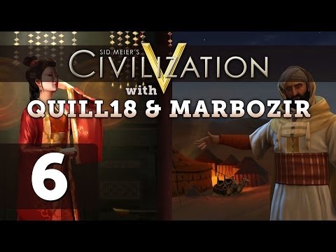 Civilization 5 Deity Twins Multiplayer ft. Quill18 - Part 6