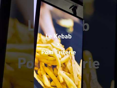Le Kebab x Pom Friterie. Elevate your average kebab with luxurious fries!!!