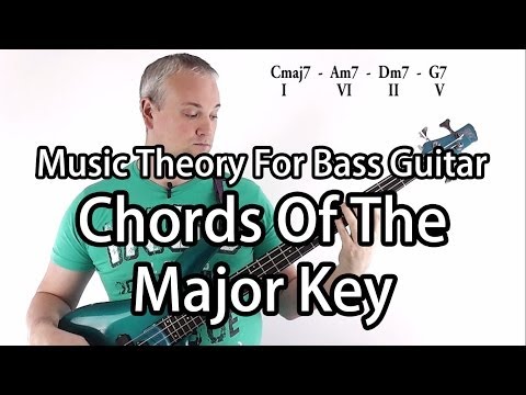 Music Theory For Bass Guitar - Chords in the Major Key