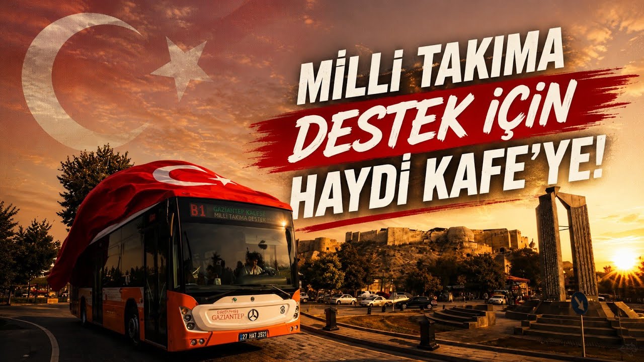 Gaziantep Üniversitesi Haydi Kafem’de buluşuyor, ay-yıldızlı ekibimize hep birlikte destek oluyoruz.