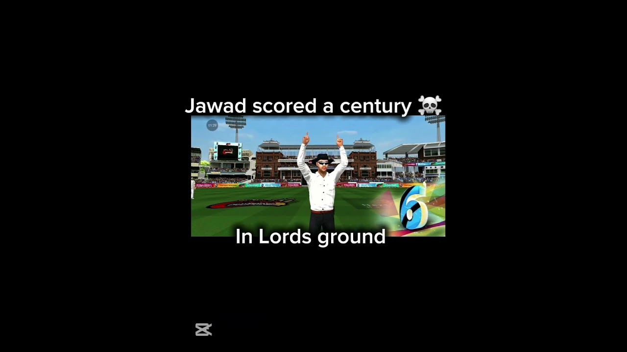 Jawad's fearless century at Lords ground