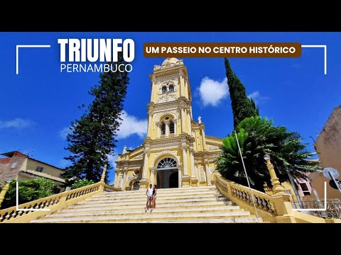 TRIUNFO PE - Um passeio no centro Histórico, Teleférico, Museu da cidade, Casa Grande das almas.