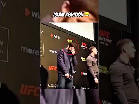 Islam Couldn't Stop Laughing 😂 #ufc #mma #shorts #fypシ゚viral