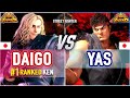 SF6 🔥 Daigo (#1 Ranked Ken) vs YAS (Ryu) 🔥 SF6 High Level Gameplay